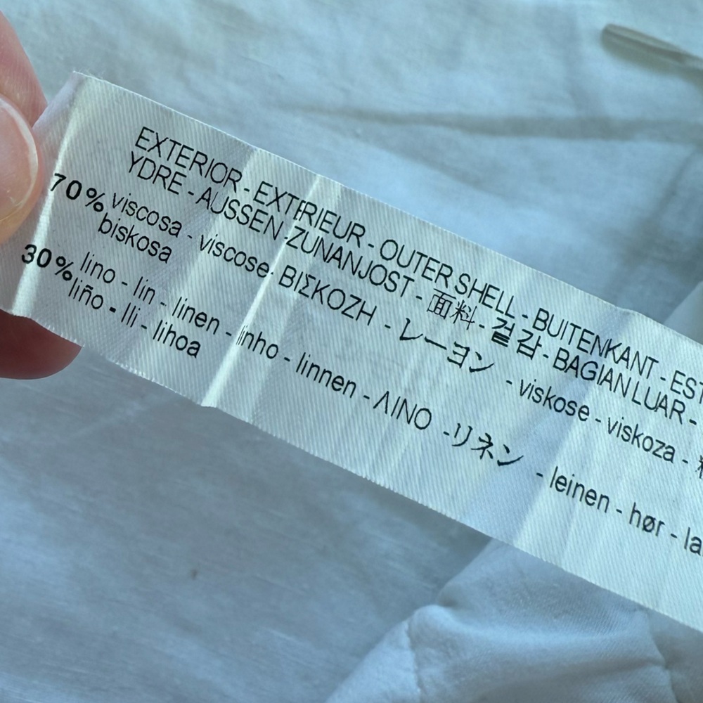 Zara Women's Ecru Cargo Shorts - Picture 7 of 7